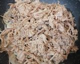 A picture of step 2 of Beef Tinga Tostadas.