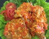 Foto langkah ke 5 dari resep Ayam penyet cabe setan.