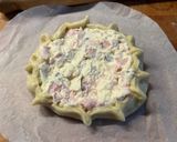 Foto del passaggio 5 della ricetta Tortino di Pasta Brise’ Farcito con Ricotta