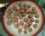 Foto langkah ke 6 dari resep Bakso sapi kuah/ panggang home made #kitaberbagi.