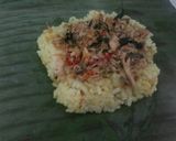 Foto langkah ke 7 dari resep Nasi kuning Bakar Pampis Tongkol kemangi.