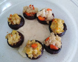 Foto del paso 4 de la receta: Cestitas de portobello con arroz y crema de almendras