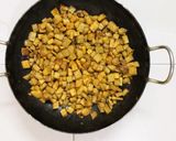 A picture of step 6 of Elephant yam fry - Suran fry - Senai kilangu varuval.