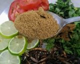 A picture of step 9 of Green masala biryani....