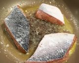 A picture of step 5 of Sauted Salmon with Mushroom and Onion.