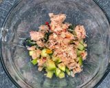 A picture of step 2 of Crab and Apple  Salad.