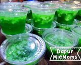 Foto langkah ke 6 dari resep Puding Lumut Pandan (simple no jus pandan).