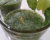 A picture of step 1 of Grapes pudina juice.