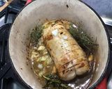 Une image de l'étape 7 de Rôti de porc au cidre, sirop d'érable et herbes aromatiques.