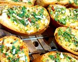 A picture of step 4 of Garlic Bread.