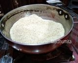 A picture of step 1 of Goan Panache Dhonas.