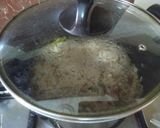 A picture of step 5 of Seekh kabab Biryani.
