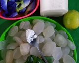 Foto langkah ke 1 dari resep Manisan kolang kaling bunga telang.