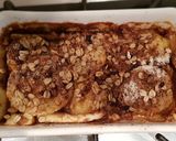 A picture of step 5 of Apple crumble with oat flour.