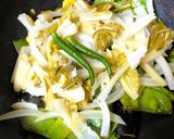 A picture of step 4 of Phulkopir Data Chorchori (Cauliflower Stems Stir Fry - Bong Style).