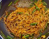A picture of step 3 of Keto Pad Thai with Shrimp and Homemade Sauce.