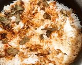 A picture of step 8 of Egg Dum Biryani.