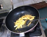 玉米筍炒中卷的食譜步驟3照片