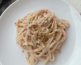Foto langkah ke 4 dari resep Creamy Fettuccine.