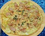 Foto langkah ke 6 dari resep Pizza telur kentang teflon (super kilat).
