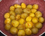 A picture of step 7 of Spicy, Flavorful & Super Tasty Kathiyawadi Lasaniya Batata.