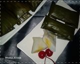 Foto langkah ke 10 dari resep Nagasari Ny.liem (tambah endapan daun pandan).