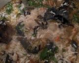 A picture of step 3 of Coriander local Jellof rice.