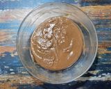 A picture of step 3 of Eggless Chocolate Atta Muffins in Appe Pan.