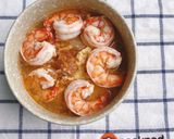 รูปขั้นตอนการทำที่ 2 ของ แกงจืด “ไข่หอมกุ้ง”🥚 💋 🦐 / Aromatic prawn soup with Thai-style onion omelette 🦐 🥣