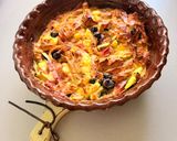Tojásos tortilla cukkinivel recept fázis 3 fotója
