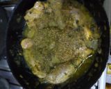 Foto del paso 4 de la receta: Pollo al verdeo con papas al natural