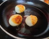 A picture of step 1 of Egg curry.