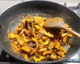 A picture of step 4 of Eggplant subji🍆.