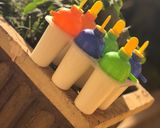 A picture of step 1 of Vanilla cheese cake popsicles.