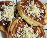 Foto del paso 4 de la receta: Pancakes tradicionales con jamón y queso
