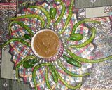 عکس مرحله 1 از دستور سس فلفل سبزتند خونگی