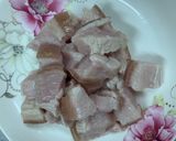 Hình bước làm 3 của món Ba rọi quế rim tương đậu [Eat clean - Lose weight]