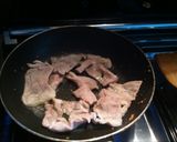 Foto langkah ke 3 dari resep crispy sirloin stripped with worcestershire sauce a.k.a bistik sapi saus kecap inggris alaa me.