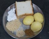 A picture of step 2 of Hara bhara kebab.