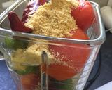 Foto del paso 2 de la receta: Rollos de nopal rellenos de camarones en salsa diabla