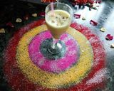 A picture of step 7 of Traditional Patiala Glass Kesar Thandai.
