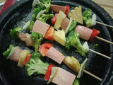 Sate Sosis Paprika/ Sate ala Bbq