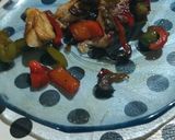 Foto del paso 7 de la receta Mixto de molleja, churrasco, solomillo y morrón a la planchetta