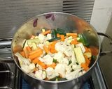A picture of step 2 of Sauteed crunchy vegetables #Author marathon.