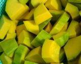 Hình bước làm 1 của món Canh bí đỏ thịt băm