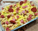 Foto del paso 7 de la receta: 🧀🔋Mac and cheese reloaded 🔋🧀Salsa de queso, salchicha y pepperoni para pastas