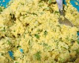 A picture of step 3 of Moong Dal Pakora.