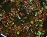 A picture of step 3 of Manchow soup.