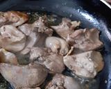 A picture of step 2 of Chicken Kaleji stir fry.