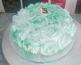 A picture of step 4 of Independence day cake.